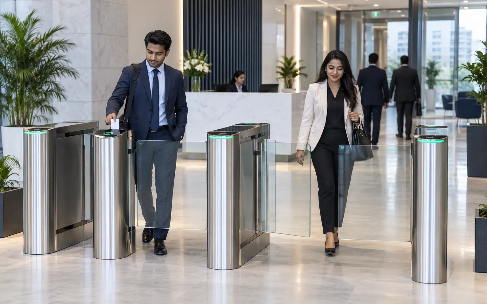 Office & Corporate Buildings turnstile gate access control in Bangladesh